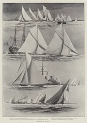 Zeilen bij Cowes